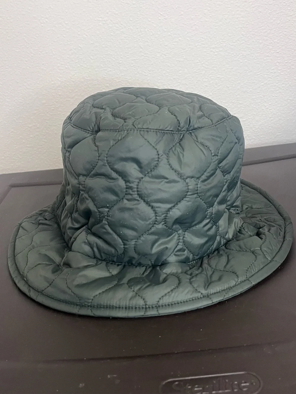 Lands End Quilted Bucket Hat Size L XL Rain Outdoor PNW